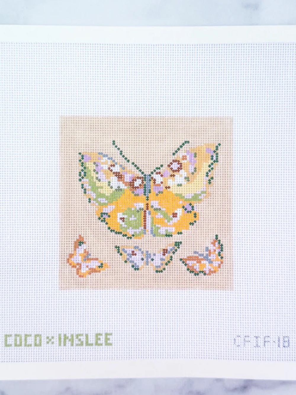 Coco Frank x Inslee Farris Butterfly Canvas